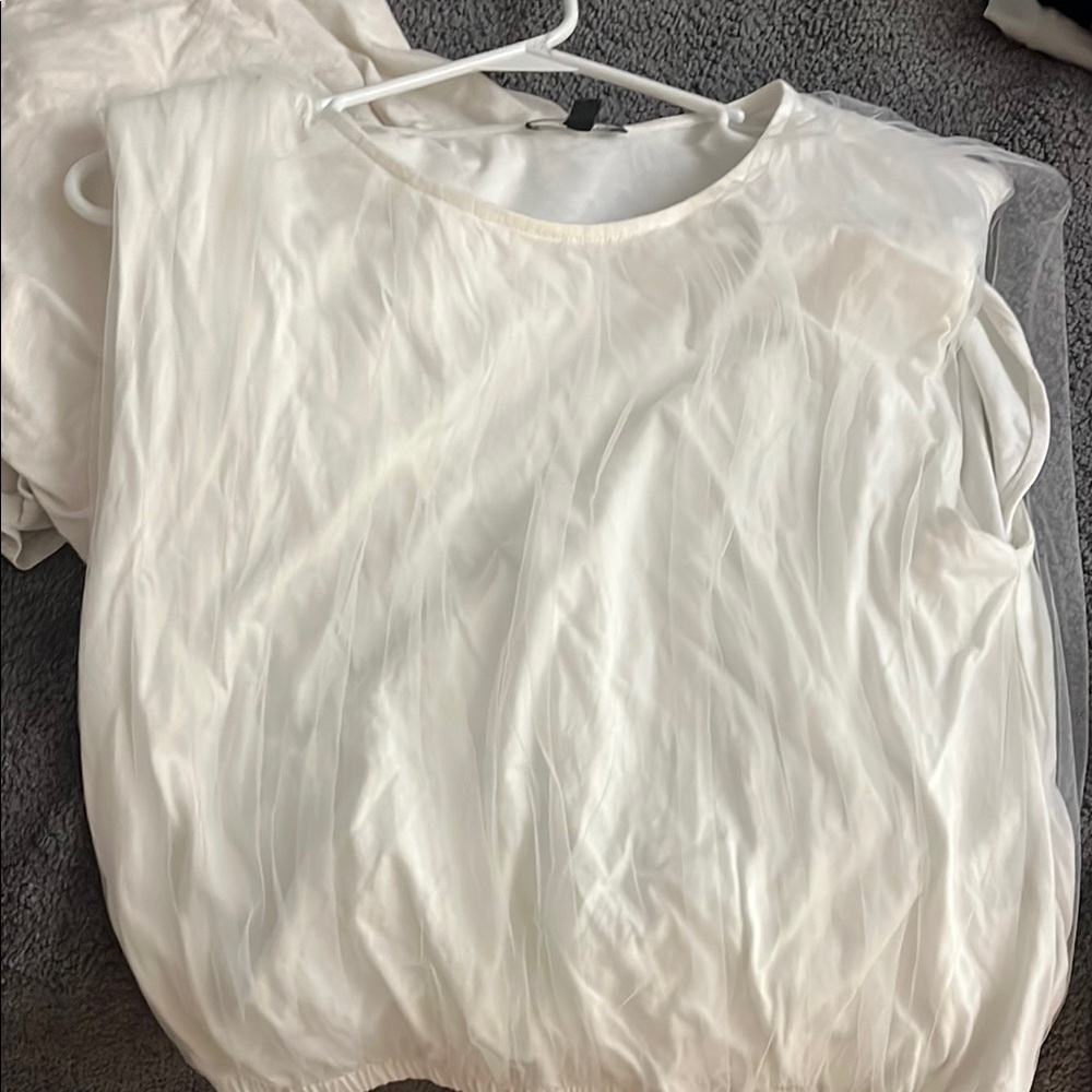 Elegant White Women's Top